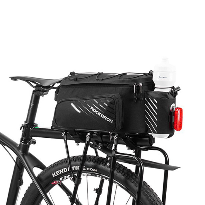 Z229 락브로스 자전거 투어백 짐받이 가방 - 리퍼(측면 칼자국 6cm있음 사용지장없음)