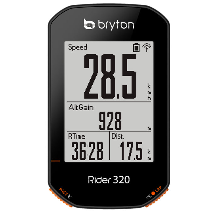 브라이튼 라이더 320 자전거 GPS 속도계(한글판)