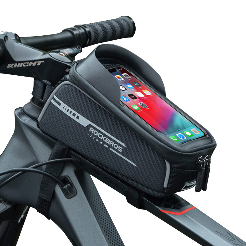 락브로스 T3 탑튜브 핸드폰 가방 자전거 프레임 백 앞