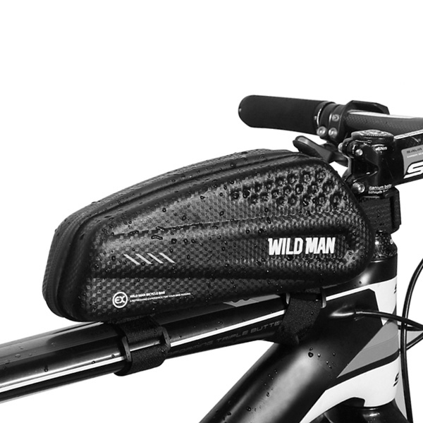 와일드맨 카본 EX 하드팩 탑튜브 가방 자전거 프레임 백 앞