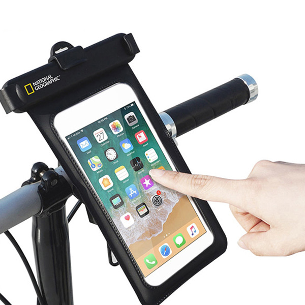 내셔널지오그래픽 방수팩 스마트폰 자전거 거치대