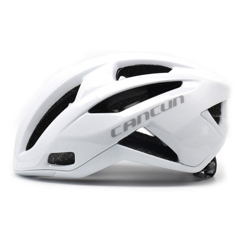 캔쿤 R1 에어로 자전거 헬멧(유광화이트)