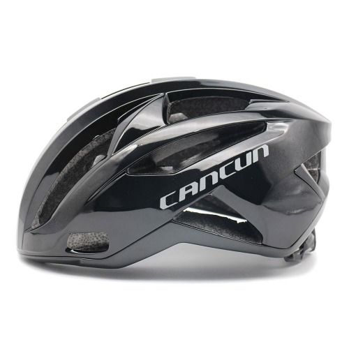 캔쿤 R1 에어로 자전거 헬멧(유광블랙)