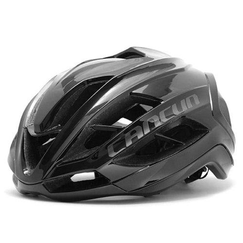캔쿤 HM-10 에어로 자전거 헬멧(유광블랙)